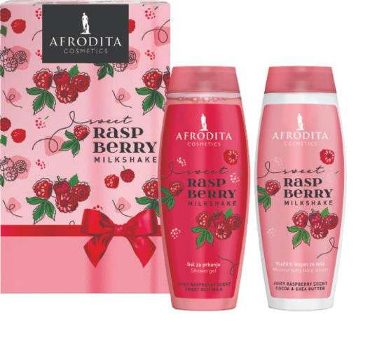 Darilna garnitura, Raspberry Body Care, Afrodita