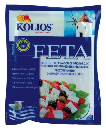 Sveži feta sir, v slanici, Kolios, ZOP, pakirano, 200 g