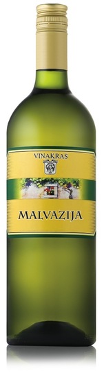 Malvazija, kakovostno belo vino, Vinakras, 1 l