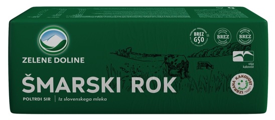 Sir Šmarski Rok, 25 % m.m., Zelene Doline, postrežno, cena za kg