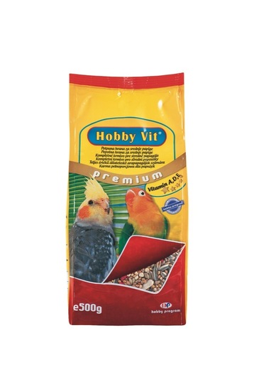 Hrana za srednje velike papige, Hobby Vit, 500 g