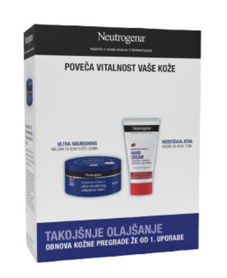 Darilna garnitura, Body & Hand jar, Neutrogena