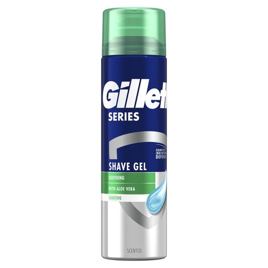 Gel za britje, za občutljivo kožo, Gillette Series, 200 ml