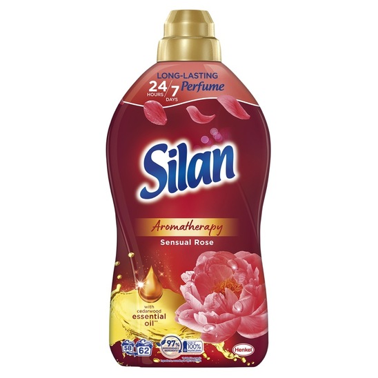 Mehčalec Rose, Silan, 1,3 l, 62 pranj