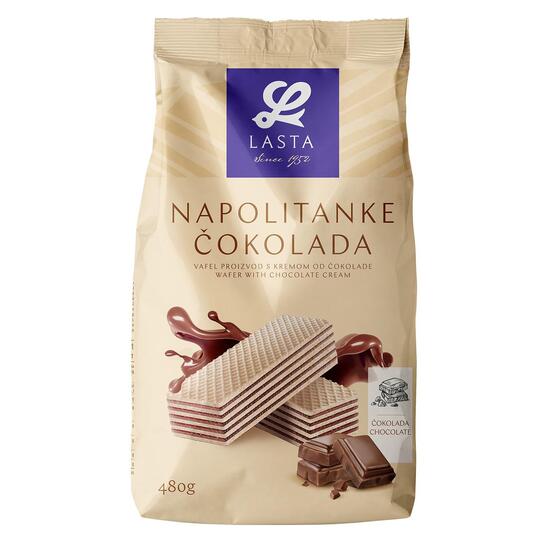 Napolitanke, čokolada, Lasta, 480 g