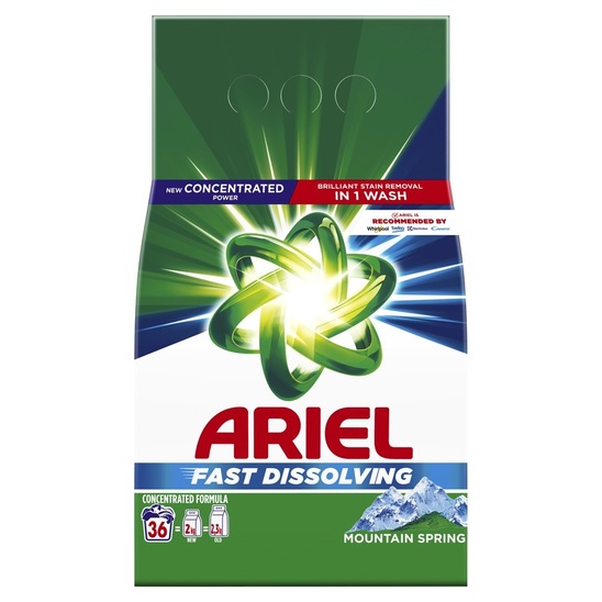 Detergent za pranje perila Mountain spring, Ariel, 1,98 kg