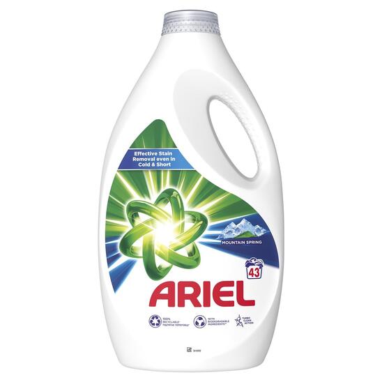 Detergent za pranje perila Mountain Spring, Ariel, 43 pranj, 2,15 l