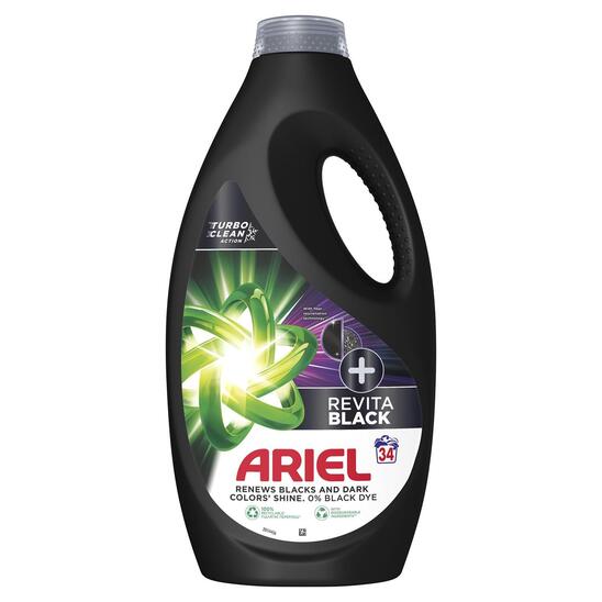 Detergent za pranje perila Black, Ariel, 34 pranj, 1,7 l