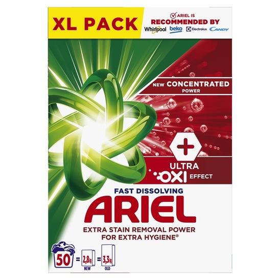 Detergent za pranje perila Oxi, Ariel, 55 pranj, 2,75 kg