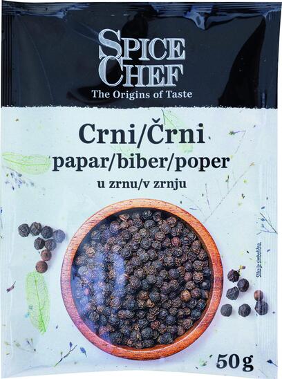 Črni poper, v zrnju, Spice chef, 50 g