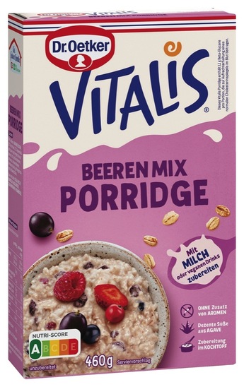 Ovsena kaša, gozdni sadeži, Vitalis, 460 g