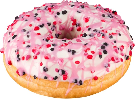 Donut, malina in cheesecake, 69 g