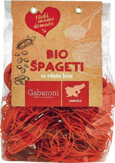 Špageti iz rdeče leče, 400 g