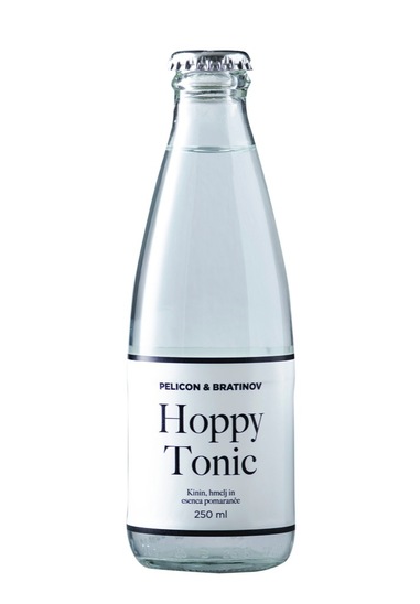 Gazirana pijača, Hoppy Tonic, Pelicon & Bratinov, 250 ml