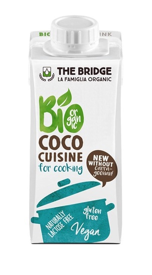 Bio kokosova krema za kuhanje, The Bridge, 200 ml