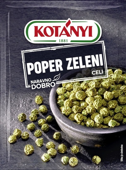 Zeleni poper v zrnu, Kotanyi, 12 g