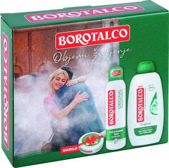 Darilna garnitura, Original, Borotalco