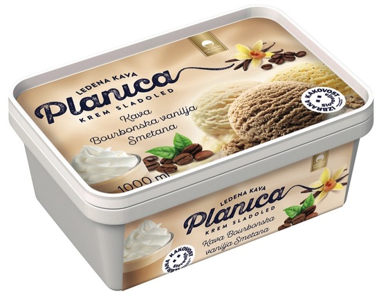Sladoled, ledena kava, Planica, 1 l