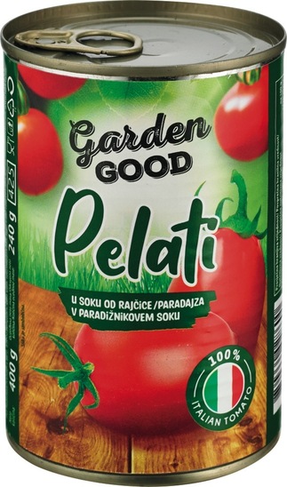 Paradižnik, pelati, Garden Good, 400 g