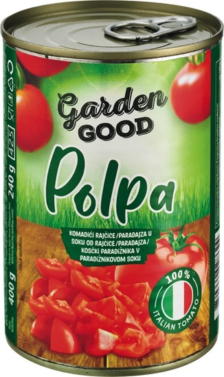 Paradižnik v koščkih, Garden Good, 400 g