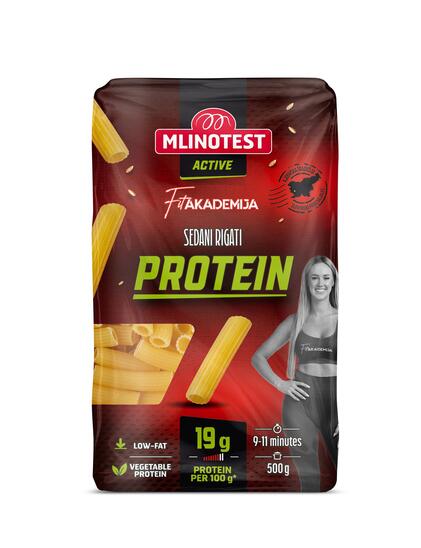 Peresniki, Sedani Rigati Protein, Mlinotest, 500 g