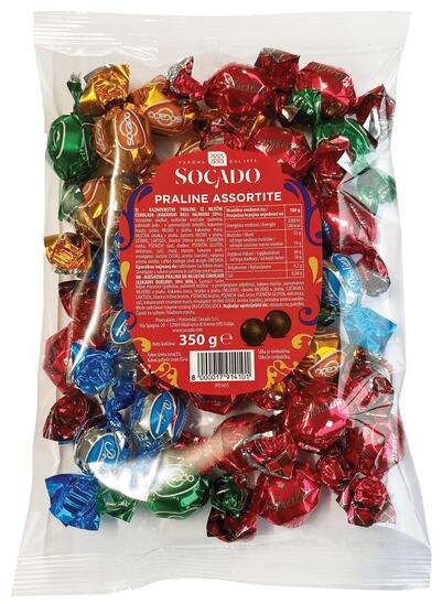 Čokoladne praline, Stabilo bag, Socado, 350 g