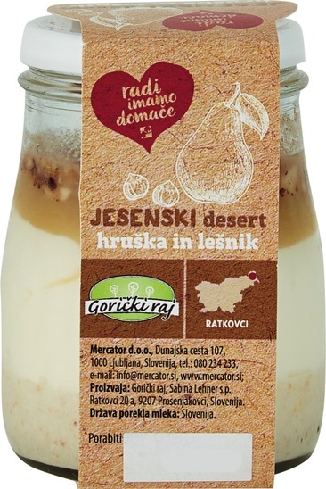 Jesenski desert, 150 g