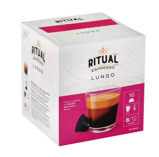 Kava Lungo, v kapsulah, Ritual, 16/1