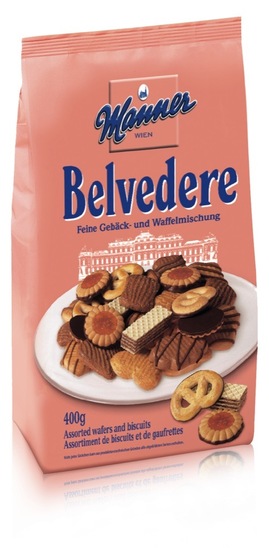 Čajni keksi Belvedere, Manner, 400 g