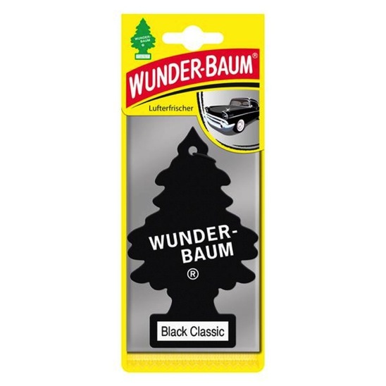 Dišeča smreka za v avto Wunder-Baum Black Classic