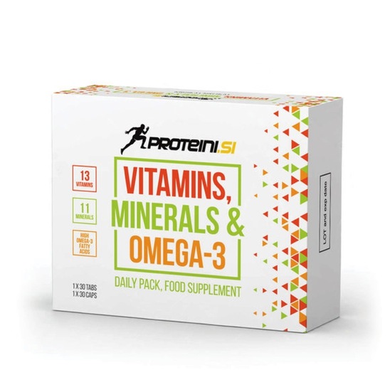 Vitamini, minerali in Omega 3, Proteini.si, 99,5 g