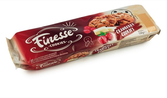 Keks brusnica, Finesse, 150 g