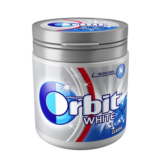 Žvečilni gumi white classic, Orbit, 84 g