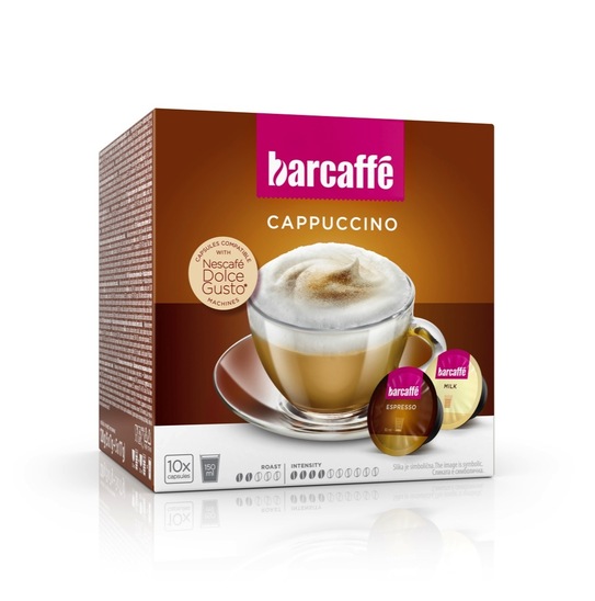Kava Perfetto, cappuccino kapsule, Barcaffe, 120 g