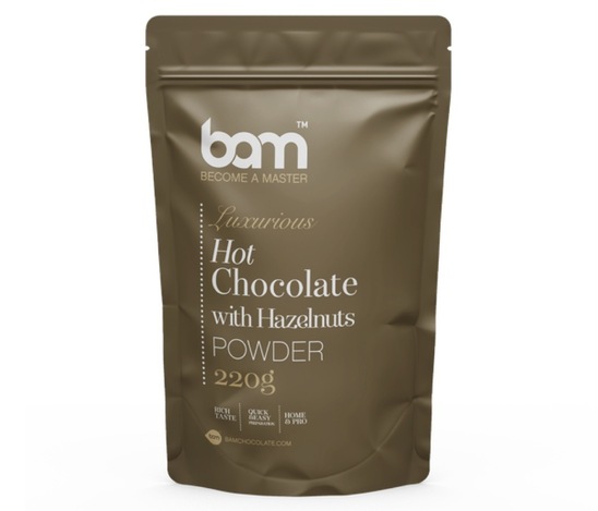 Vroča čokolada z lešniki, BAM, 220 g