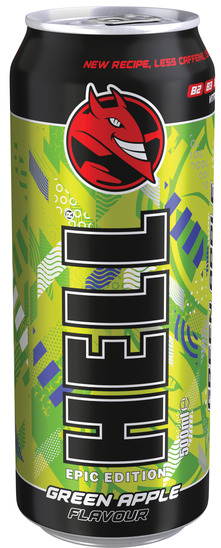 Energijski napitek, Green apple, Hell, 0,5 l