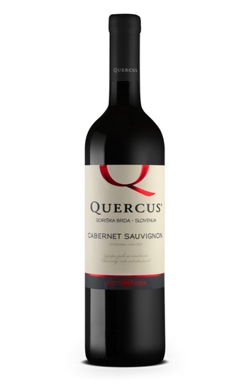 Cabernet Sauvignon Quercus, vrhunsko rdeče vino, Vinska klet Goriška Brda, 0,75 l