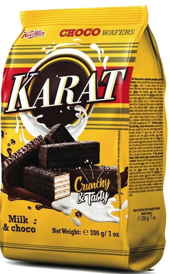 Napolitanke, Karat choco wafers, Koestlin, 200 g