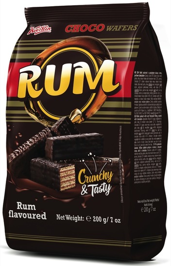 Napolitanke, Rum choco wafers, Koestlin, 200 g