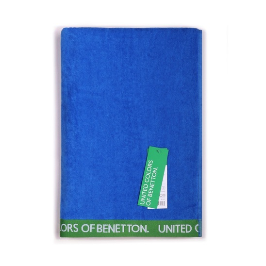 Plažna brisača, modra, Benetton, 90 x 160 cm