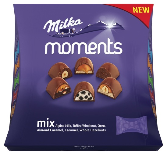 Praline Mix Moments, Milka, 169 g