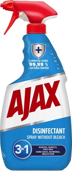 Dezinfekcijsko čistilo v spreju, Ajax, 500 ml