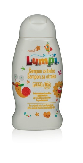 Otroški šampon, kamilica, Lumpi, 250 ml