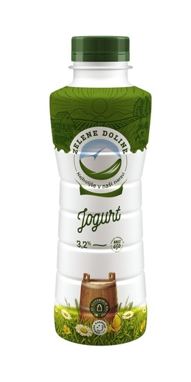 Navadni jogurt 3,2 % m.m., Zelene Doline, 1000 g