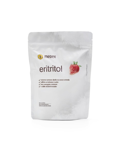 Naravno sladilo Eritritol, Medex, 500 g