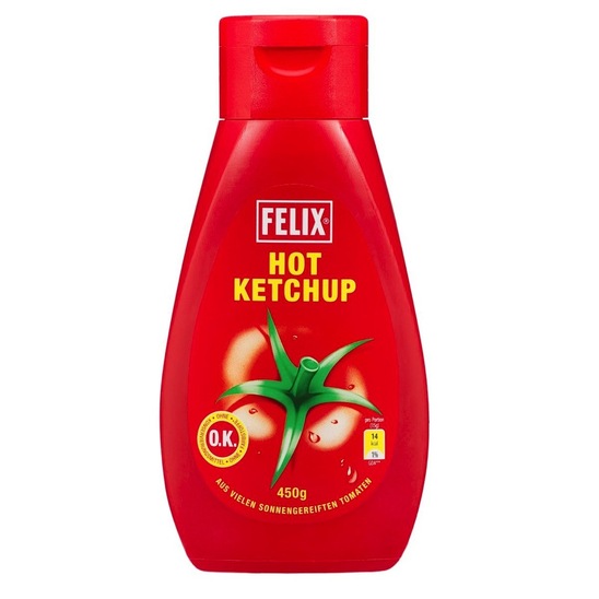 Pekoči ketchup, Felix, 450 g