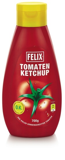 Nepekoči ketchup, Felix, 700 g