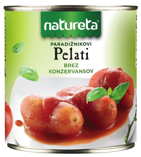 Paradižnikovi pelati, Natureta, 800 g