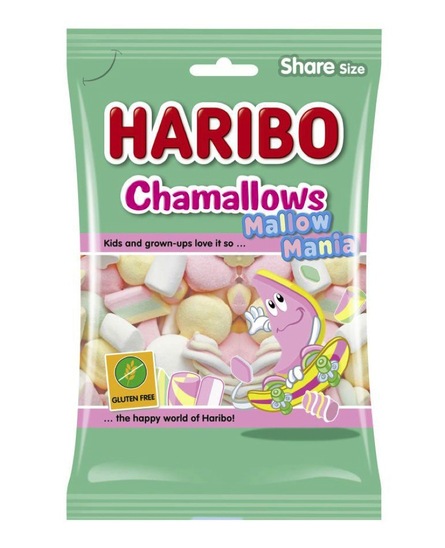 Bonboni Chamallows, Mallow Mania, Haribo, 175 g