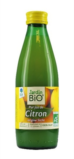 Bio limonin sok, Jardin Bio, 250 ml